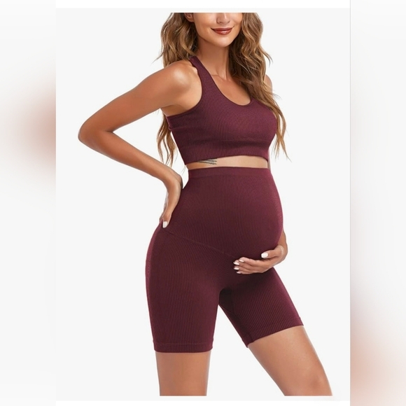 Maternity 2 Piece Lounge/Yoga Outfit #1063 - Picture 1 of 9